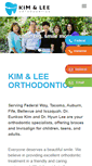 Mobile Screenshot of kimandleeortho.com